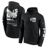 Fanatics - Brooklyn Nets Game Time Crossover Pullover Hoodie - Black