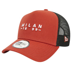 New Era AC Milan New Era 9FORTY A-Frame Trucker Adjustable Hat - Brown