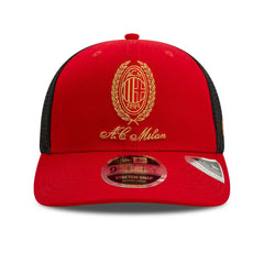 New Era AC Milan New Era Heritage Gold Original Fit 9FIFTY Stretch-Snap Hat - Red