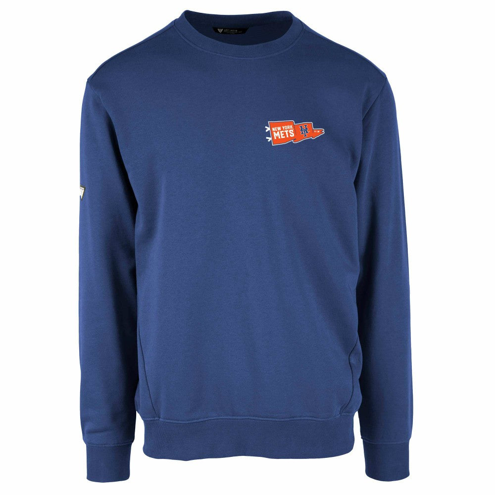 New York Mets Levelwear Zane Rafters Pullover Sweatshirt Sale