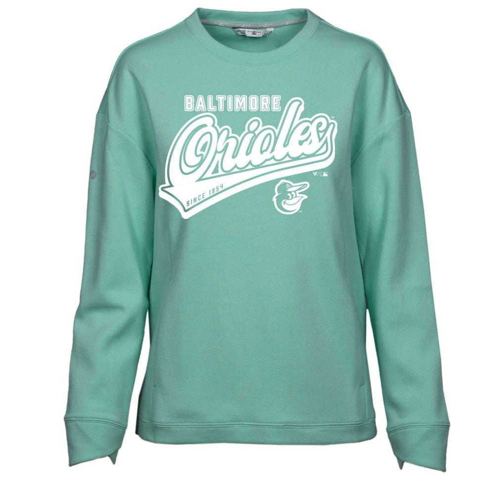 Baltimore Orioles Levelwear Women's Fiona Sweep Pullover Sweatshirt Clearance