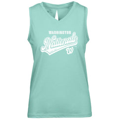 Washington Nationals Levelwear Women's Paisley Sweep V-Neck Tank Top Online
