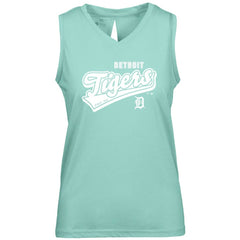 Detroit Tigers Levelwear Women's Paisley Sweep V-Neck Tank Top Sale