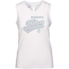 Minnesota Twins Levelwear Women's Paisley Sweep V-Neck Tank Top Sale