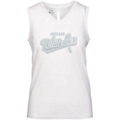 Chicago White Sox Levelwear Women's Paisley Sweep V-Neck Tank Top Clearance