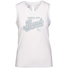 Kansas City Royals Levelwear Women's Paisley Sweep V-Neck Tank Top discount