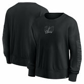 Fanatics - San Antonio Spurs Women's Oversized Game Day Pullover Sweatshirt - Black