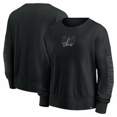 Fanatics - San Antonio Spurs Women's Oversized Game Day Pullover Sweatshirt - Black