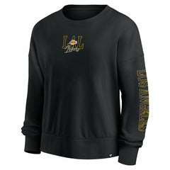Fanatics - Los Angeles Lakers Women's Oversized Game Day Pullover Sweatshirt - Black