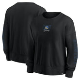Fanatics - Golden State Warriors Women's Oversized Game Day Pullover Sweatshirt - Black
