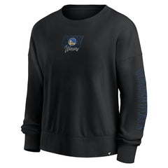 Fanatics - Golden State Warriors Women's Oversized Game Day Pullover Sweatshirt - Black