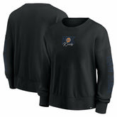 Fanatics - New York Knicks Women's Oversized Game Day Pullover Sweatshirt - Black