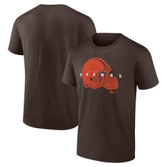 Cleveland Browns Coordinate T-Shirt Brown - Fanatics