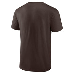 Cleveland Browns Coordinate T-Shirt Brown - Fanatics