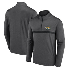 Jacksonville Jaguars Head-to-Head Quarter-Zip Pullover Charcoal - Fanatics