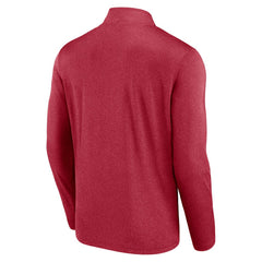 San Francisco 49ers Head-to-Head Quarter-Zip Pullover Scarlet - Fanatics