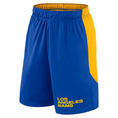 Los Angeles Rams Launch Shorts Royal/Gold - Fanatics