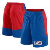 New York Giants Launch Shorts Royal/Red - Fanatics