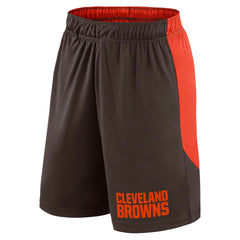 Cleveland Browns Launch Shorts Brown/Red - Fanatics