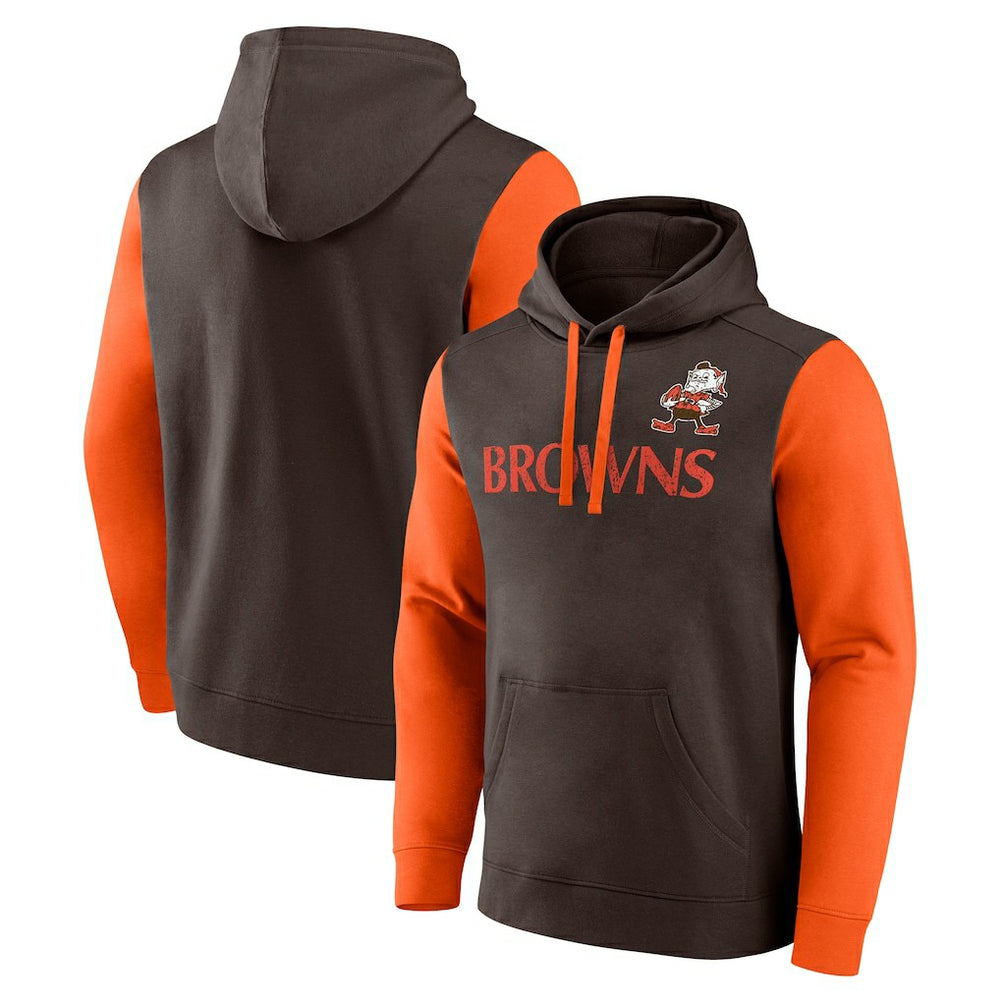 Cleveland Browns Fleece Pullover Hoodie Brown - Fanatics