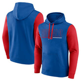 Buffalo Bills Outline Pullover Hoodie Royal/Red - Fanatics