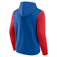 Buffalo Bills Outline Pullover Hoodie Royal/Red - Fanatics
