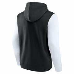 NBA - Utah Jazz Logo Athletic Outline Colorblock Pullover Hoodie - Black
