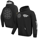 Boston Bruins Pro Standard Paint the City Pullover Hoodie Black