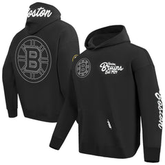 Boston Bruins Pro Standard Paint the City Pullover Hoodie Black