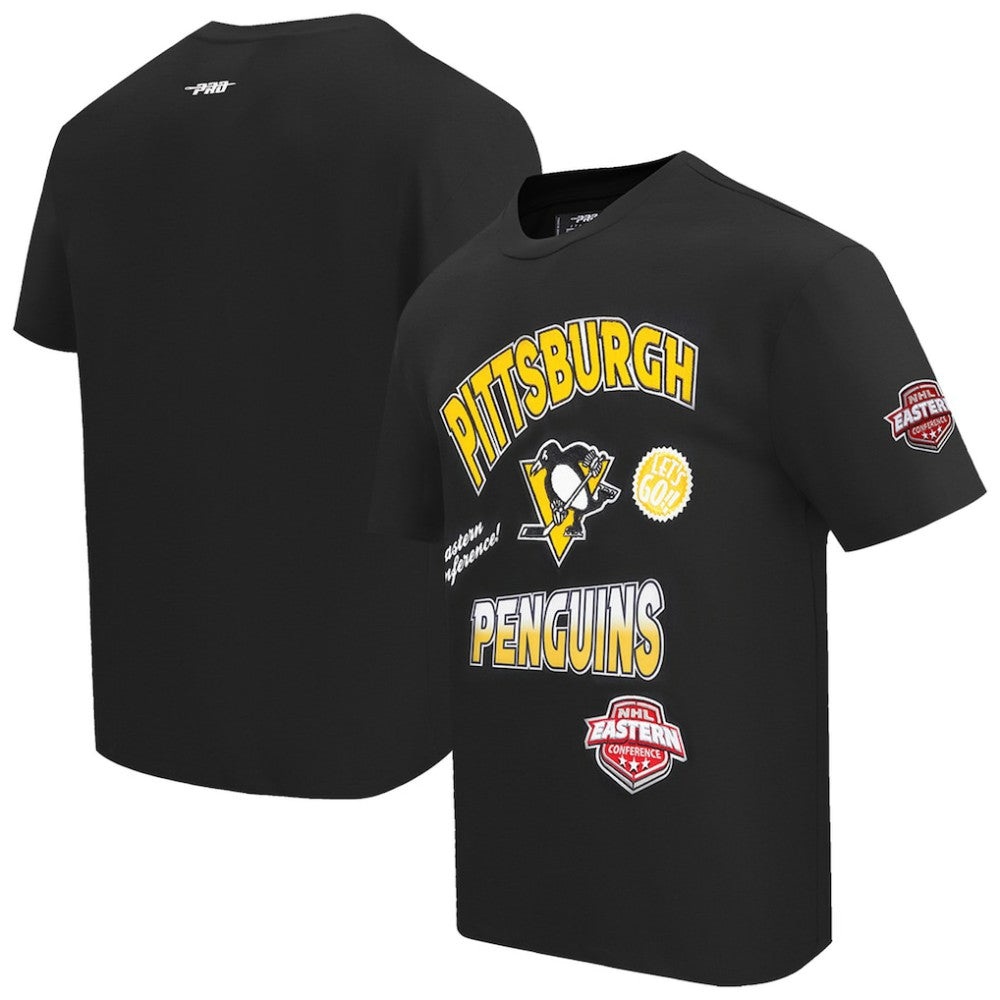 Pittsburgh Penguins Pro Standard Turn It Up T-Shirt Black