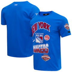 New York Rangers Pro Standard Turn It Up T-Shirt Blue
