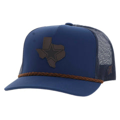 Dallas Cowboys HOOey State Patch Rope Trucker Adjustable Hat Navy - NFL