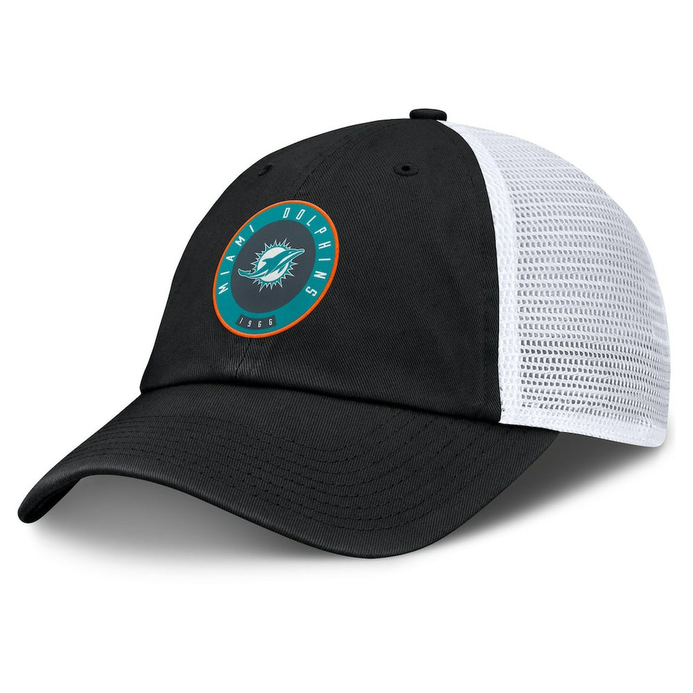 Miami Dolphins Averie Trucker Adjustable Hat Black - Fanatics