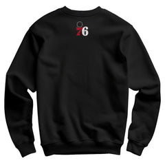 NBA - Philadelphia 76ers Hyperfly Unisex Year of the Dragon Lunar New Year Collection Pullover Sweatshirt - Heather Black