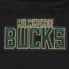 NBA - Milwaukee Bucks Pro Standard Women's Area Code Cropped Pullover Sweatshirt - Black