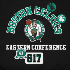 NBA - Boston Celtics Pro Standard Women's Area Code Cropped Pullover Sweatshirt - Black