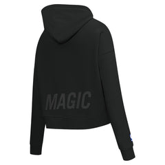 NBA - Orlando Magic Pro Standard Women's Jewels Cropped Pullover Hoodie - Black