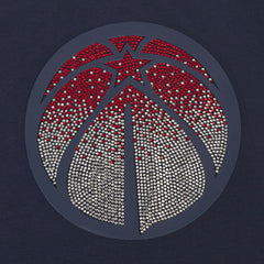 NBA - Washington Wizards Pro Standard Women's Jewels Boxy Cropped T-Shirt - Navy