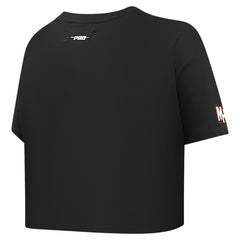 NBA - Miami Heat Pro Standard Women's Jewels Boxy Cropped T-Shirt - Black
