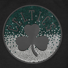 NBA - Boston Celtics Pro Standard Women's Jewels Boxy Cropped T-Shirt - Black
