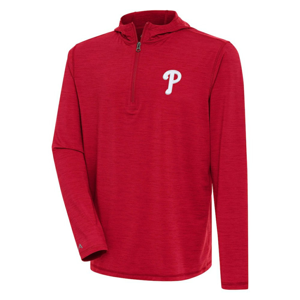 Philadelphia Phillies Antigua Tidy Quarter-Zip Hoodie Near Me