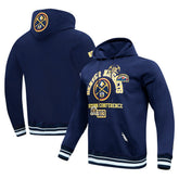 NBA - Denver Nuggets Pro Standard Area Code Pullover Hoodie - Navy