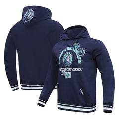 NBA - Minnesota Timberwolves Pro Standard Area Code Pullover Hoodie - Navy