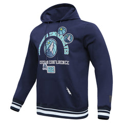 NBA - Minnesota Timberwolves Pro Standard Area Code Pullover Hoodie - Navy