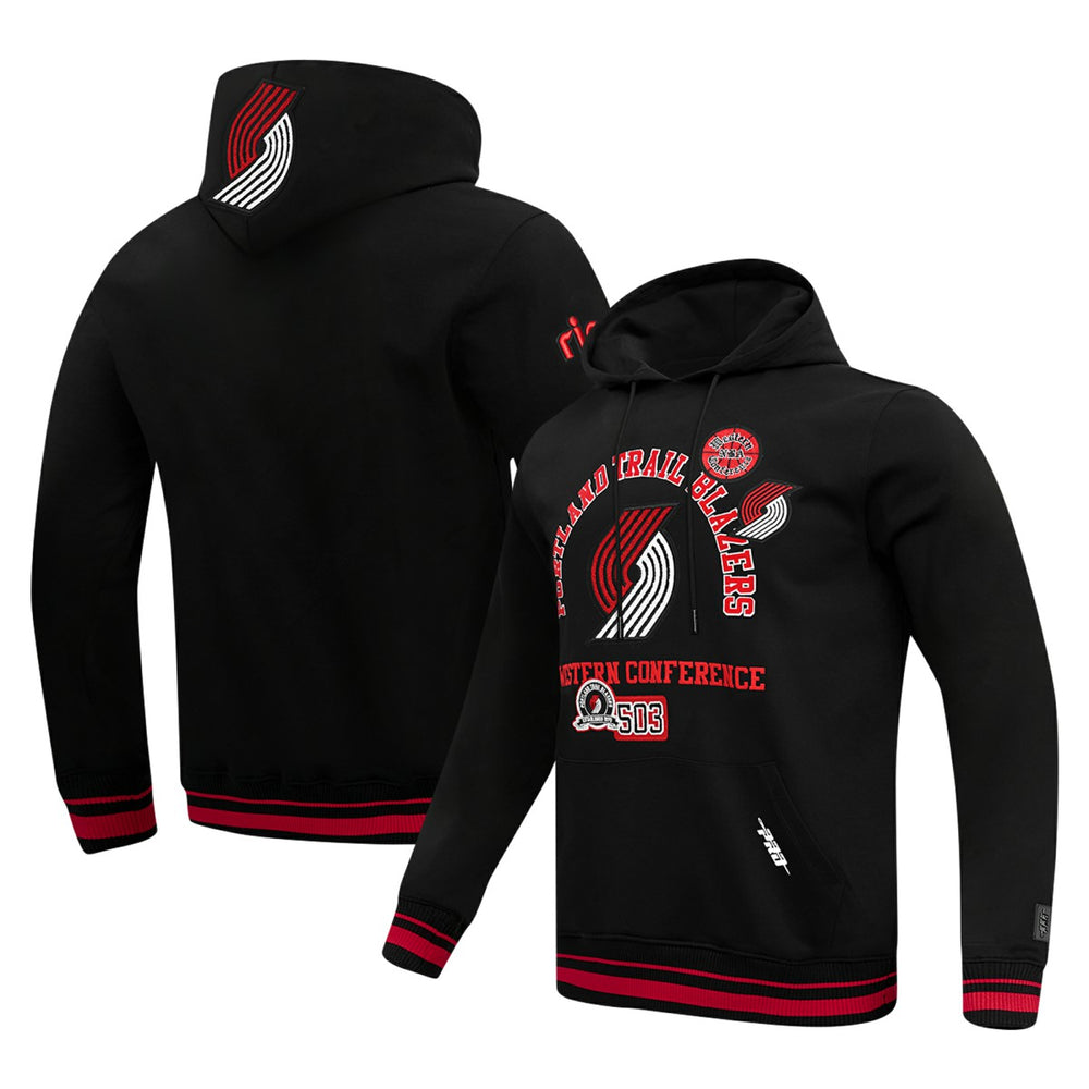 NBA - Portland Trail Blazers Pro Standard Area Code Pullover Hoodie - Black
