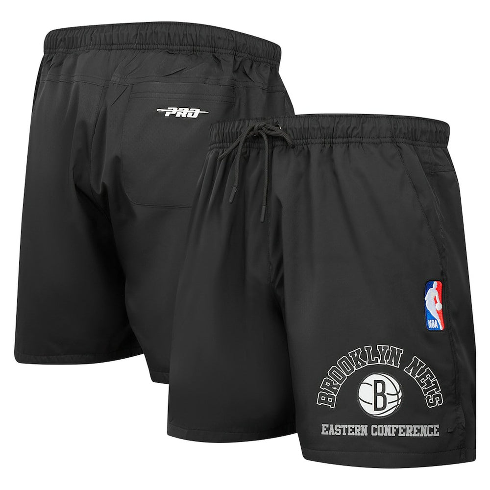 NBA - Brooklyn Nets Pro Standard Area Code Shorts - Black