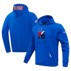 NBA - Philadelphia 76ers Pro Standard Split Logo Pullover Hoodie - Royal
