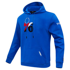 NBA - Philadelphia 76ers Pro Standard Split Logo Pullover Hoodie - Royal
