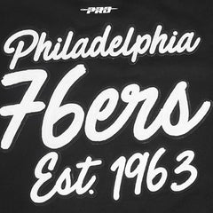 NBA - Philadelphia 76ers Pro Standard Paint the City Drop Shoulder Sweatshirt - Black