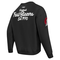 NBA - Portland Trail Blazers Pro Standard Paint the City Pullover Sweatshirt - Black
